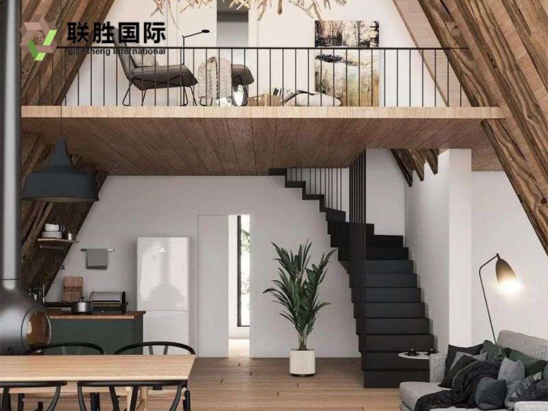 A-frame Triangle Prefab House