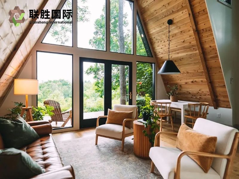 Deluxe Steel Structure Triangle Modular Prefabricated Small House